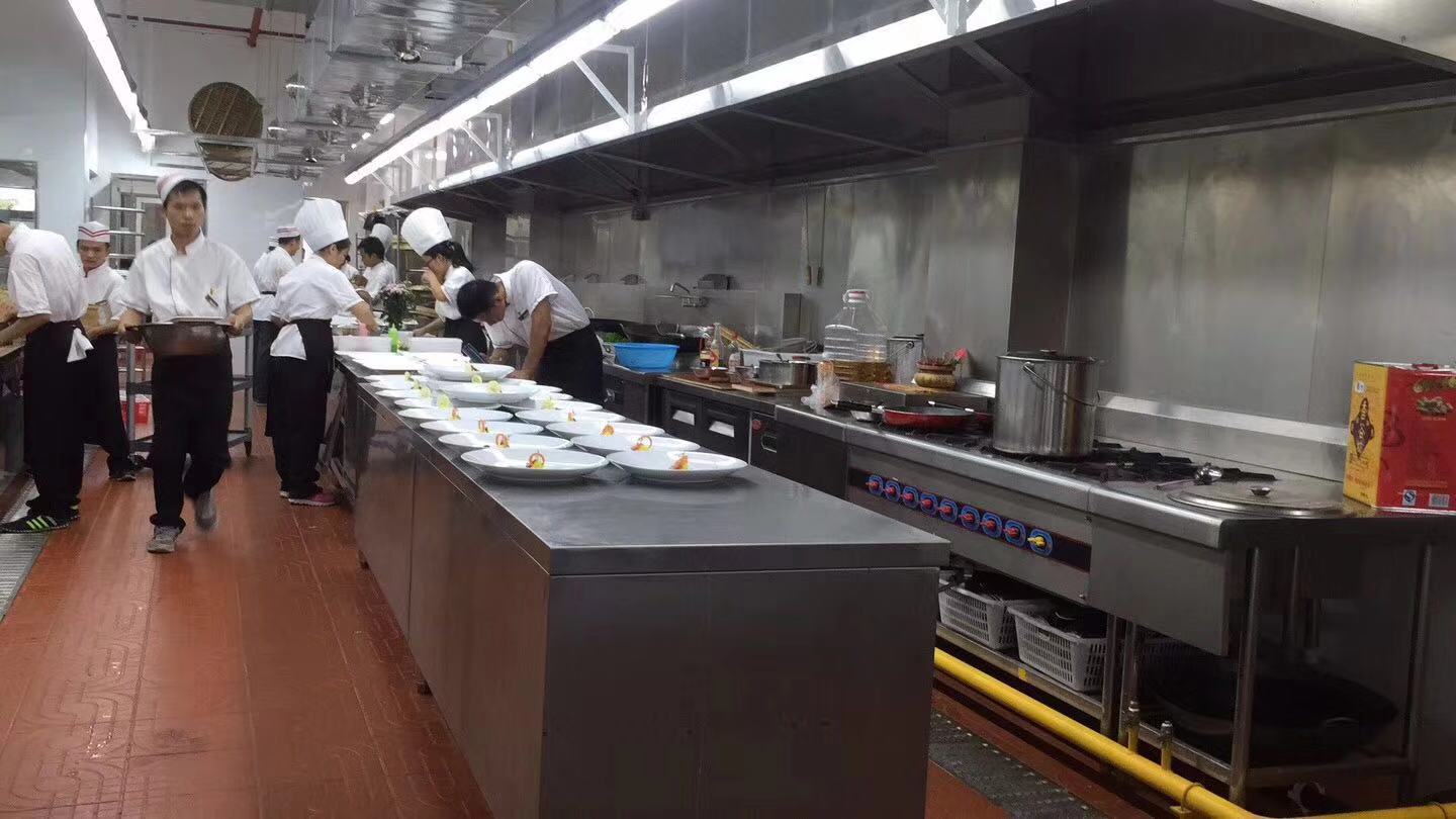 广东酒店中西餐厅饭店学校食堂成套厨房设备配套定制报价加工安装